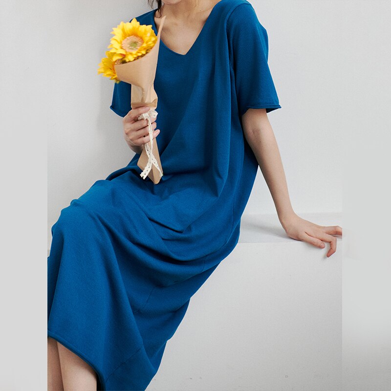 jasmine blue dress Fea Oversized Shirt Dress – Relaxed Fit Button-Down Dress for Women main image 1